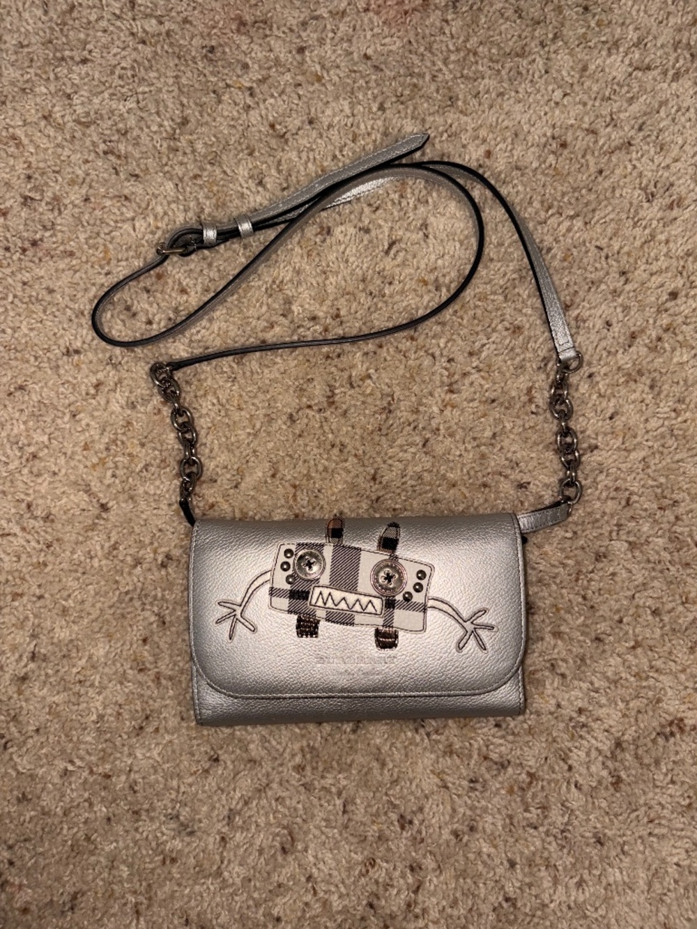 Burberry monster clutch